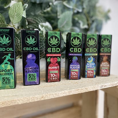 Terpénes CBD olajok