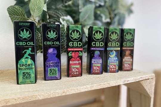 Terpénes CBD olajok