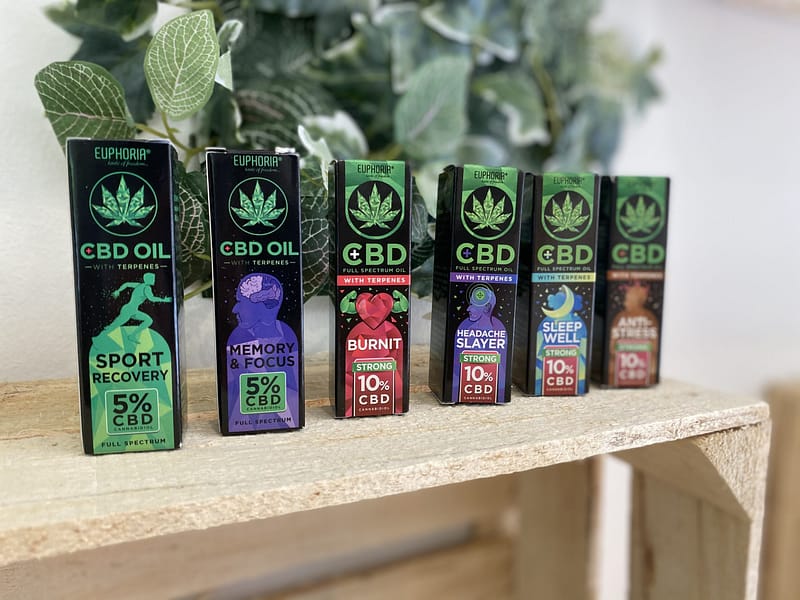 Terpénes CBD olajok